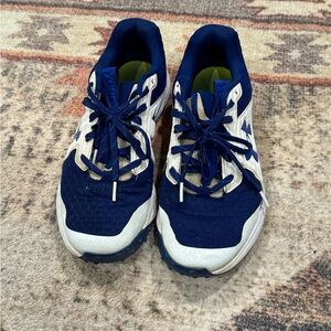 Mens Under Armour Blue and White Athletic Turf cleats